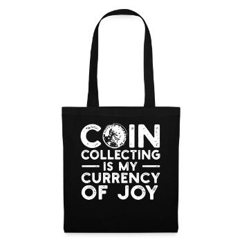 Numismatics Coin Collector Art - Tote Bag - black - Front