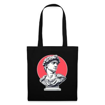 David of Florence – Classical Bust - Tote Bag - black - Front