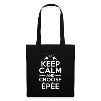 Fencing Sword Sabre Epee Fencing Gift - Tote Bag - black - Front
