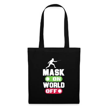 Fencing Sword Sabre Epee Fencing Gift - Tote Bag - black - Front
