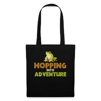 Hopping Into Adventure Frogs Nature Joy - Tote Bag - black - Front