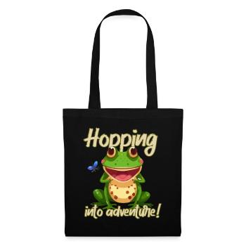 Hopping Into Adventure Frogs Nature Joy - Tote Bag - black - Front