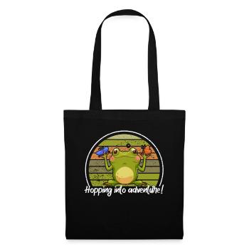 Hopping Into Adventure Frogs Nature Joy - Tote Bag - black - Front