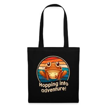 Hopping Into Adventure Frogs Nature Joy - Tote Bag - black - Front