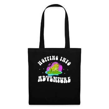 Hopping Into Adventure Frogs Nature Joy - Tote Bag - black - Front
