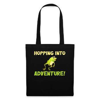 Hopping Into Adventure Frogs Nature Joy - Tote Bag - black - Front