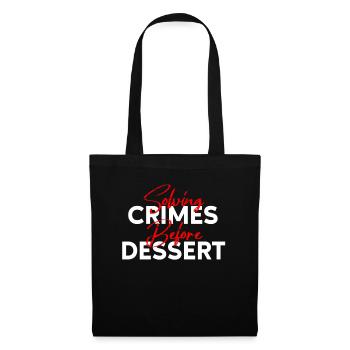 Murder Mystery Dinner Fun Night - Sac en tissu - noir - Devant
