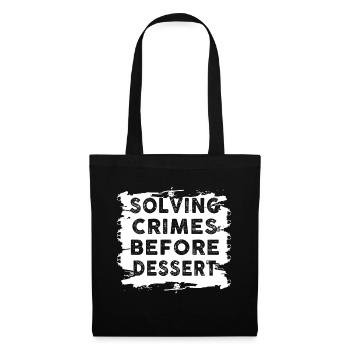 Murder Mystery Dinner Fun Night - Sac en tissu - noir - Devant