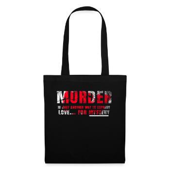 Murder Mystery Dinner Fun Night - Sac en tissu - noir - Devant
