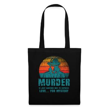 Murder Mystery Dinner Fun Night - Sac en tissu - noir - Devant