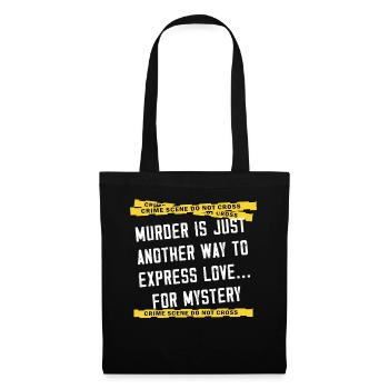 Murder Mystery Dinner Fun Night - Sac en tissu - noir - Devant