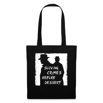 Solving Crimes Before Dessert Mystery - Tote Bag - black - Front