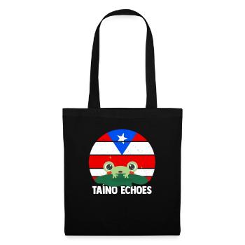 Taino Echoes Coqui Puerto Rican Heritage - Tote Bag - black - Front