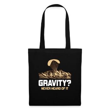 Mème hilarant de gravité de paramoteur - Sac en tissu - noir - Devant
