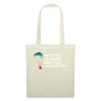 Au-dessus des nuages Passionné de paramoteur - Sac en tissu - nature - Devant