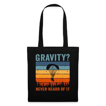 Hilarious Paramotor Gravity Meme - Tote Bag - black - Front