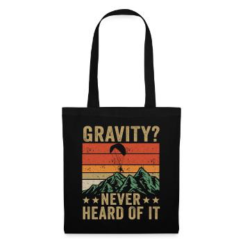 Hilarious Paramotor Gravity Meme - Tote Bag - black - Front