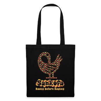 Sankofa Symbol Adinkra Ghana Black - Tote Bag - black - Front