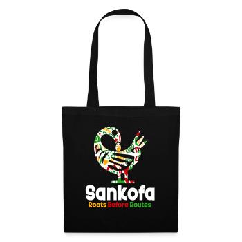 Sankofa Symbol Adinkra Ghana Black - Tote Bag - black - Front