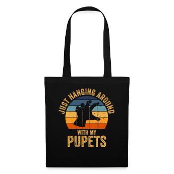 Puppetry Puppeteer Puppet Puppets - Tote Bag - black - Front