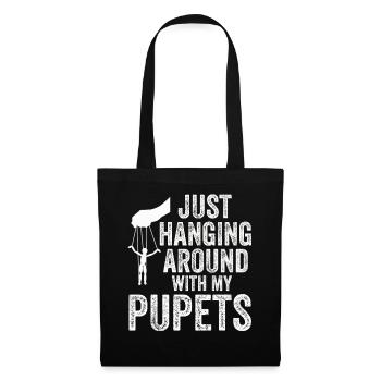 Puppetry Puppeteer Puppet Puppets - Tote Bag - black - Front