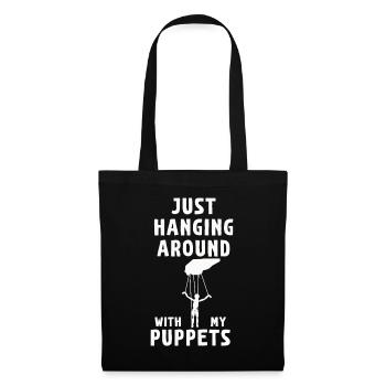 Puppetry Puppeteer Puppet Puppets - Tote Bag - black - Front