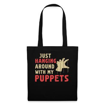 Puppetry Puppeteer Puppet Puppets - Tote Bag - black - Front