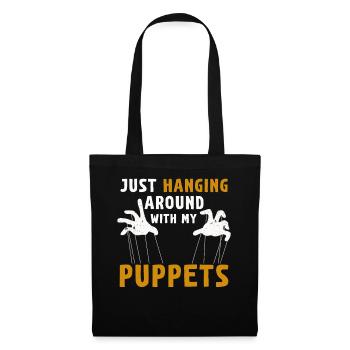 Puppetry Puppeteer Puppet Puppets - Tote Bag - black - Front