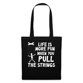 Puppetry Puppeteer Puppet Puppets - Tote Bag - black - Front
