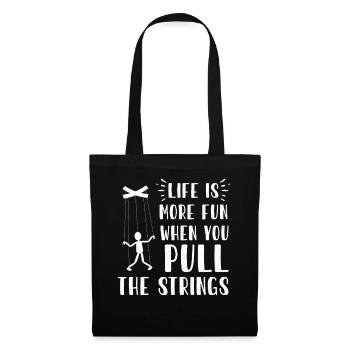 Puppetry Puppeteer Puppet Puppets - Tote Bag - black - Front