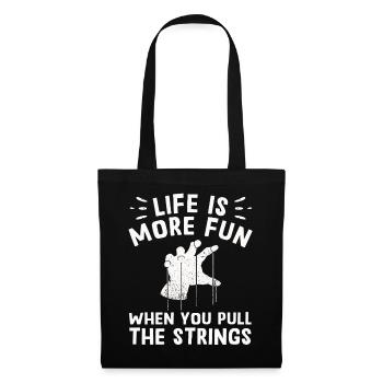 Puppetry Puppeteer Puppet Puppets - Tote Bag - black - Front