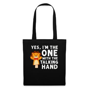 Puppetry Puppeteer Puppet Puppets - Tote Bag - black - Front