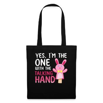 Puppetry Puppeteer Puppet Puppets - Tote Bag - black - Front