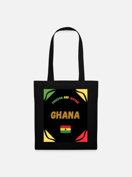 GHANA - Tote Bag - black