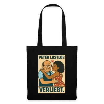 Peter Listless – in love and overwhelmed - Tote Bag - black - Front