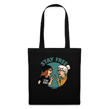 Stay Free: Generations in dispute - Tote Bag - black - Front