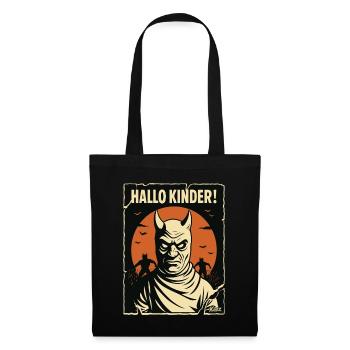 Hello kids! – Scary educator parody - Tote Bag - black - Front