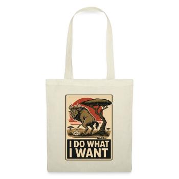 Wildebeest does what it wants – mark territory - Tote Bag - nature - Front
