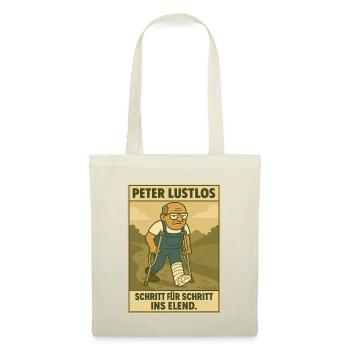 Peter Listless – Pas à pas dans la misère - Sac en tissu - nature - Devant