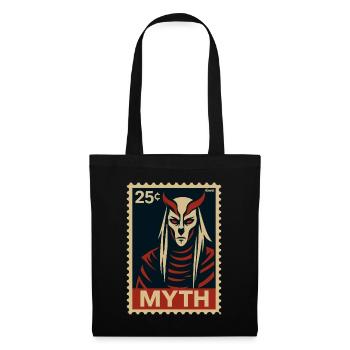 MYTHE – Légende démoniaque sous forme de timbre - Sac en tissu - noir - Devant