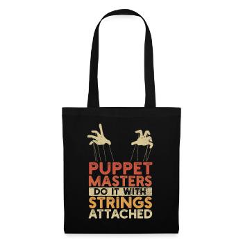 Puppetry Puppeteer Puppet Puppets - Tote Bag - black - Front