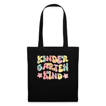 Je suis un enfant de maternelle maternelle licorne - Sac en tissu - noir - Devant