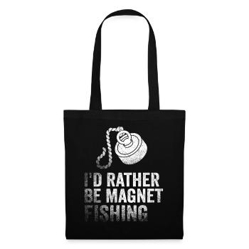 Neodymium Magnet Fishing Magnetic Fisher - Tote Bag - black - Front