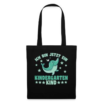 Kindergarten Delfin I'm now a - Tote Bag - black - Front