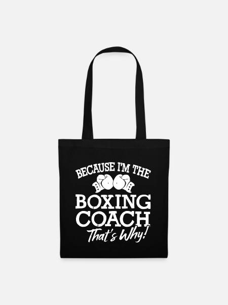Boxing Coach - Stoffbeutel - Schwarz