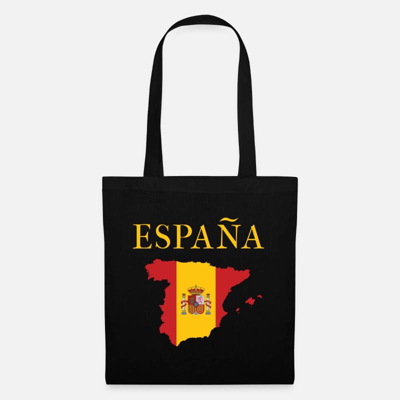 Spanien Urlaub Spanier - Stoffbeutel - Schwarz