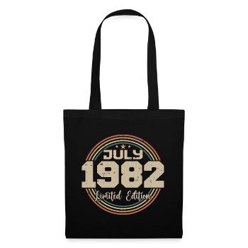 1982 Birthday July 1982 Gift July 1982 - Tote Bag - black - Front