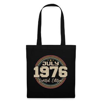 1976 Birthday July 1976 Gift July 1976 - Tote Bag - black - Front
