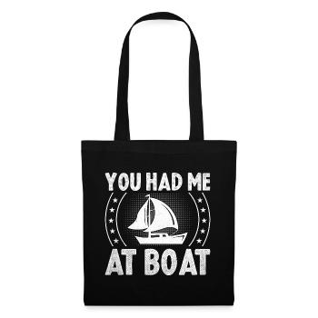 You Had Me At Boat Paddle Boat - Tote Bag - black - Front