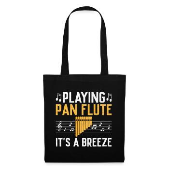 Pan Flute Player Pan Flutist Marching Band Music I - Tote Bag - black - Front
